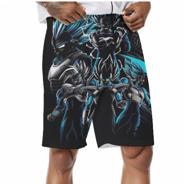 Short de bain Dragon Ball Vegeta transformations