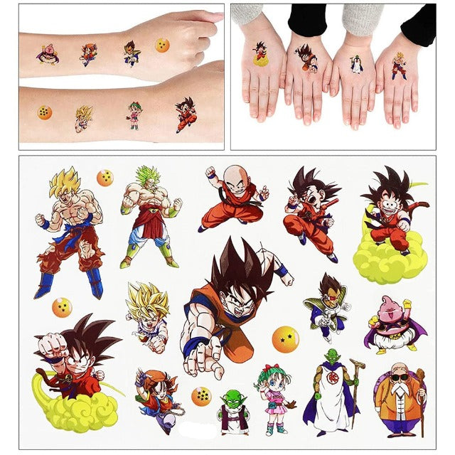 Tatuaje Temporal De Dragon Ball