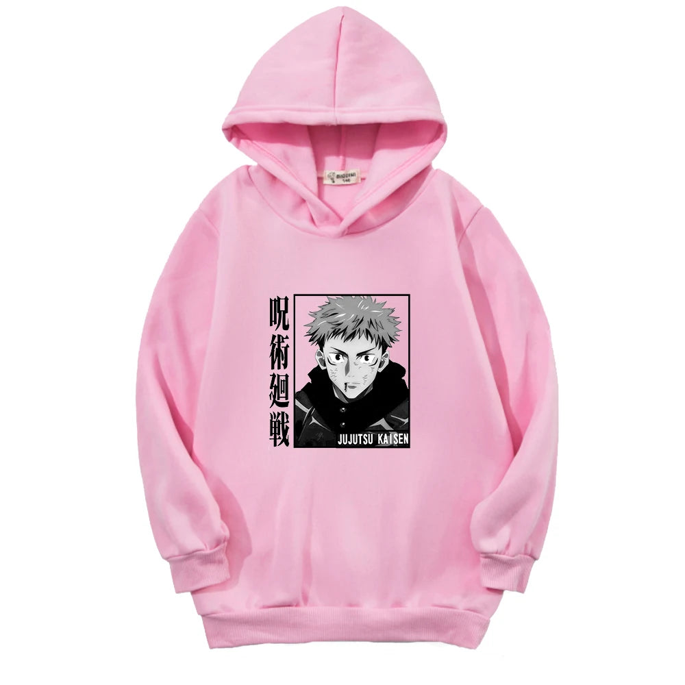 Sweat Pull Enfant Jujutsu Kaisen Yuji Itadori Fille Garçon ROSE