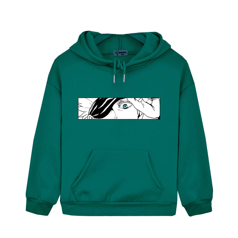 Sweat Pull Enfant Jujutsu Kaisen Satoru VERT
