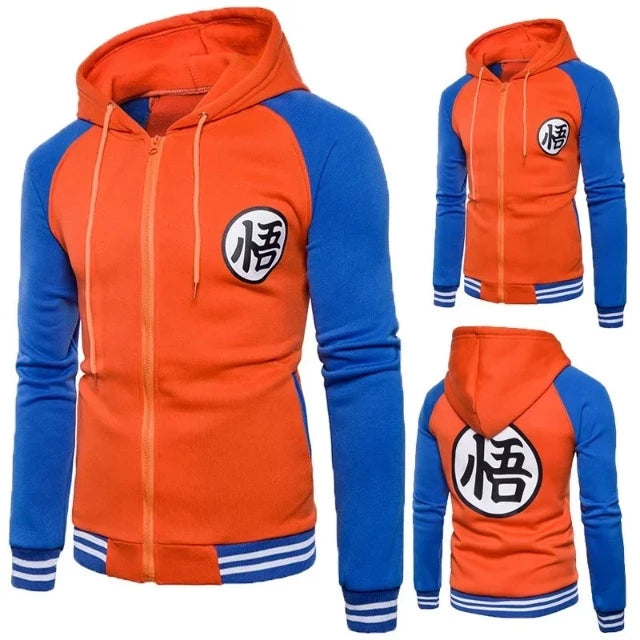 Sweat Gilet Dragon Ball Z Kanji Goku