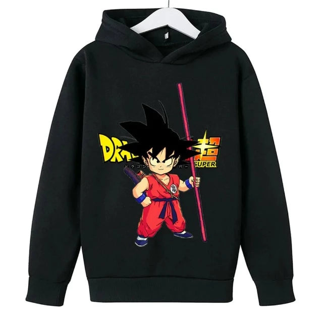 Sweat Enfant Dragon Ball Super Pull Goku NOIR