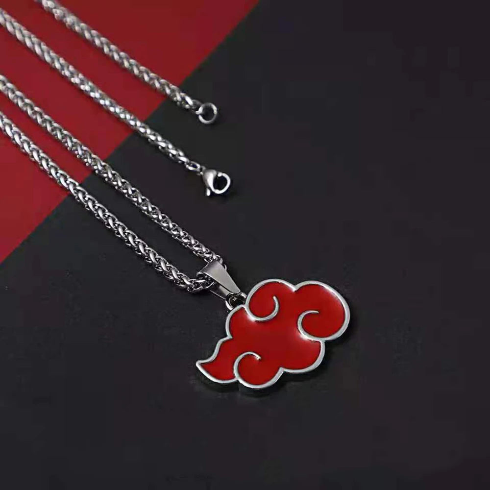 Collier Akatsuki Nuage Rouge Naruto