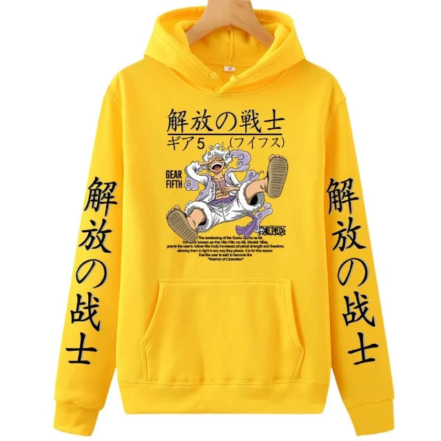 Sweat Pull One Piece Luffy Gear Fifth Jaune