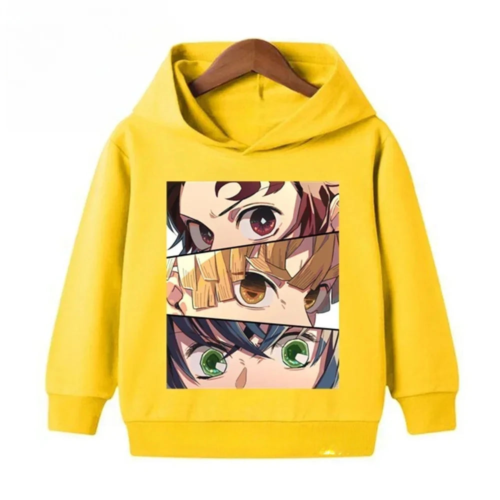 Sweat Pull Enfant Demon Slayer Tanjiro Zenitsu Inosuke