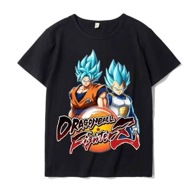 T-Shirt pour Enfant Dragon Ball Goku &amp; Vegeta Fille Garçon