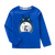 T-Shirt Manches Longues Enfant Totoro Fille et Garçon BLEU