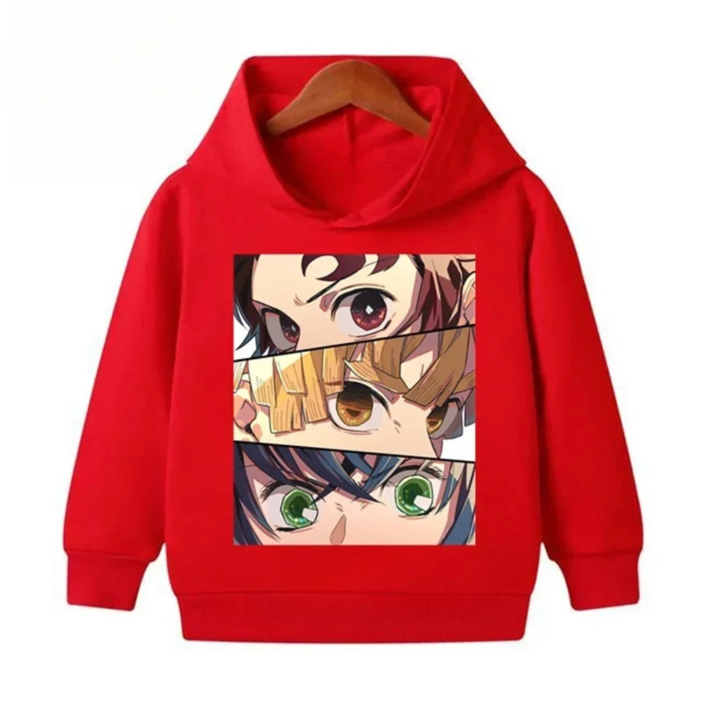 Sweat Pull Enfant Demon Slayer Tanjiro Zenitsu Inosuke