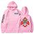 Sweat Pull One Piece Ace aux Poings Ardents Rose