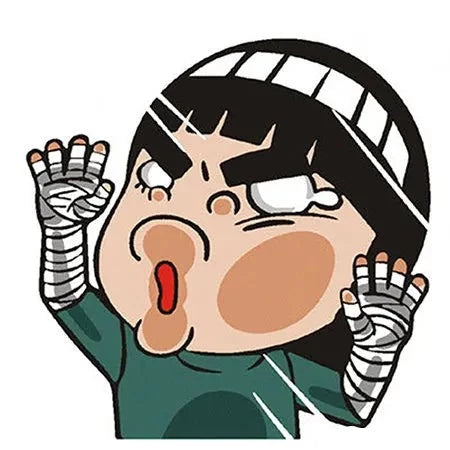 Autocollant Fenêtre Voiture Naruto rock lee