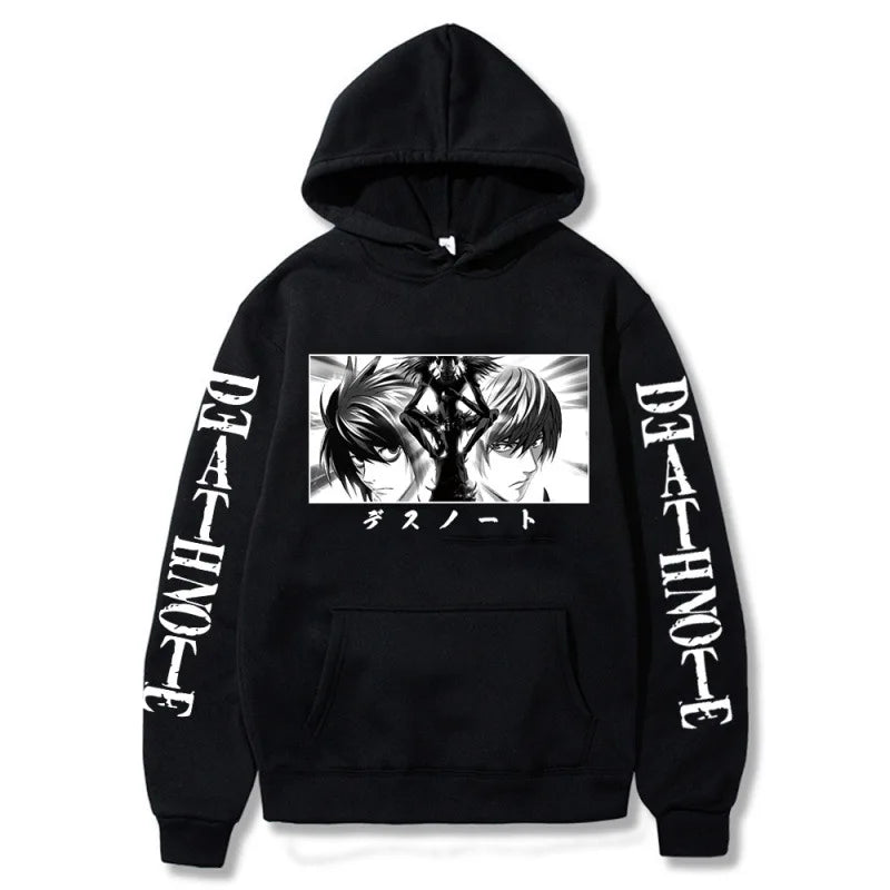 Sweat Hoodie Death Note Light Yagami noir