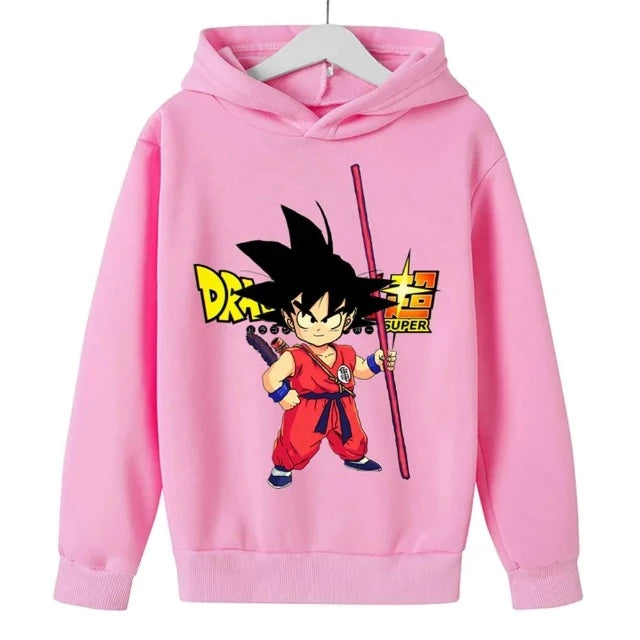 Sweat Enfant Dragon Ball Super Pull Goku ROSE