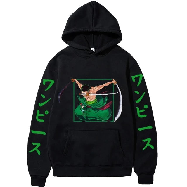 Sweat One Piece Zoro noir