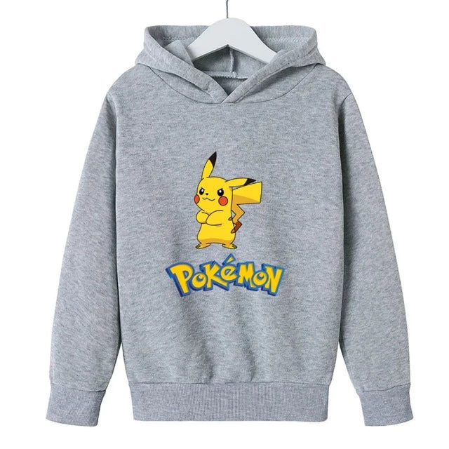 Sweatshirt Pull à Capuche Enfant Pokemon Pikachu 7 Coloris