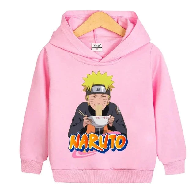 Sweat Enfant Naruto Ramen Pull rose