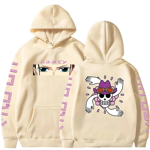 Sweat Pull One Piece Nico Robin Beige