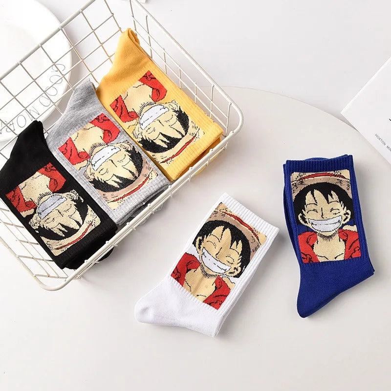 Chaussettes One Piece Luffy Pack de 5