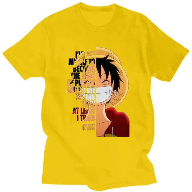 T-Shirt One Piece Luffy 6 Coloris