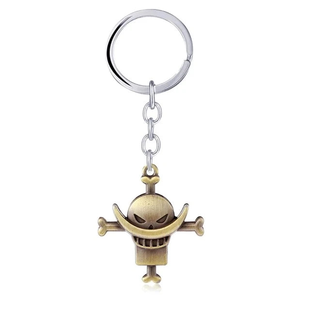 Porte-Clés One Piece Barbe Blanche Or