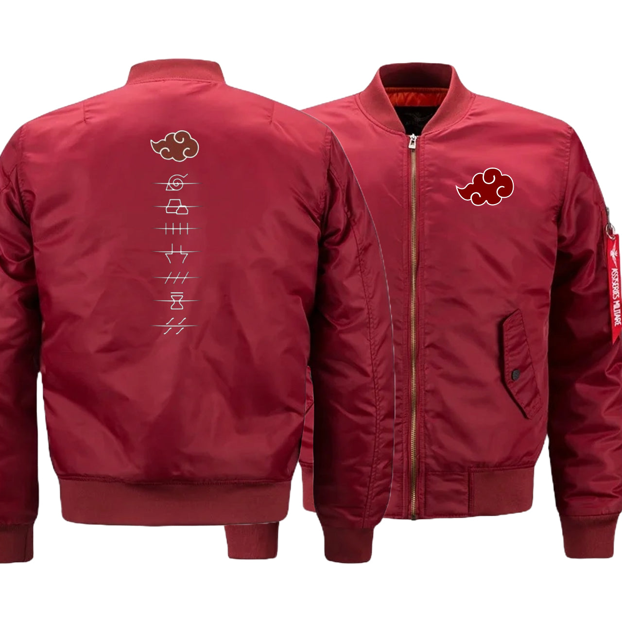 Veste Naruto Blasons Akatsuki (4 Coloris)
