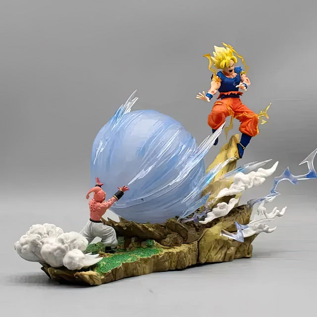 Figurine Dragon Ball Z Goku vs Buu 22cm