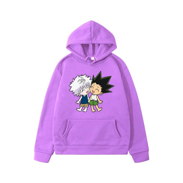 Pull Enfant Killua Gon Hunter x Hunter Sweat Garçon Fille VIOLET