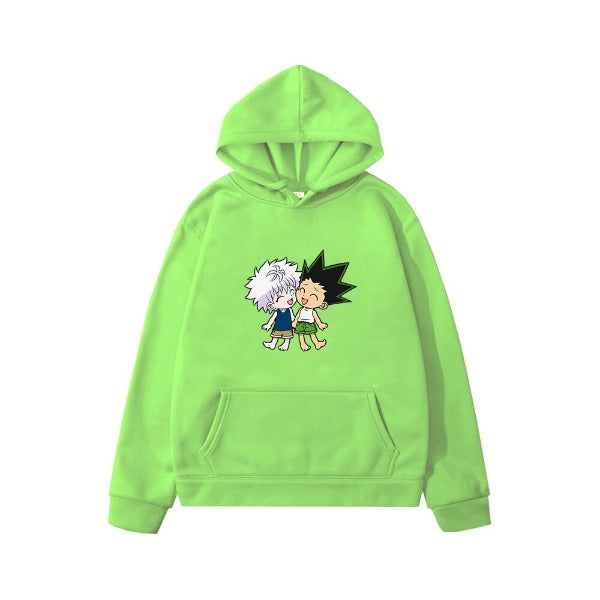 Pull Enfant Killua Gon Hunter x Hunter Sweat Garçon Fille VERT