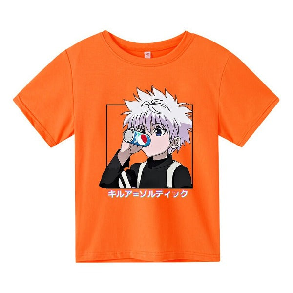 T-shirt Enfant Killua HxH Fille Garçon ORANGE