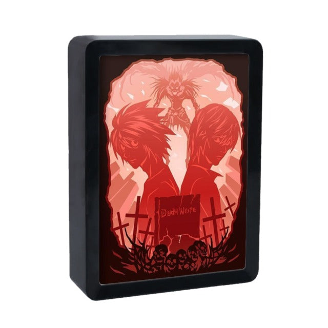 Tableau Lumineux Death Note Cadre