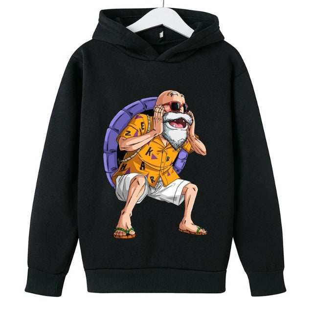 Sweat Enfant Dragon Ball Pull Tortue Géniale NOIR