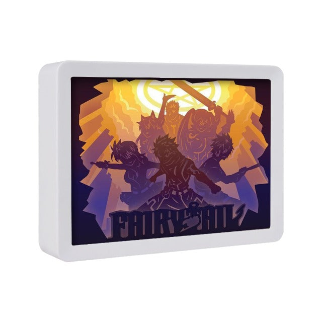 Tableau Lumineux Fairy Tail Cadre