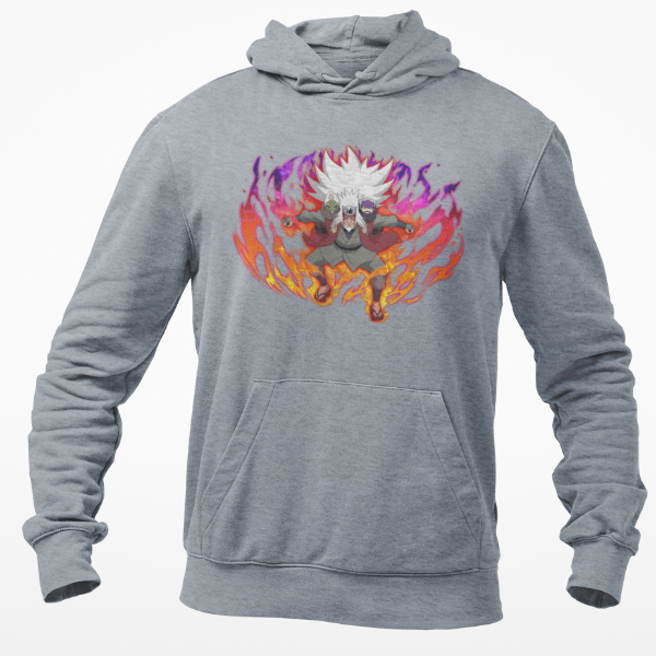 Sweat À Capuche Jiraya Sage Mode gris