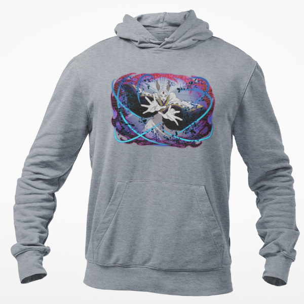 Sweat À Capuche Kaguya Otsosuki gris