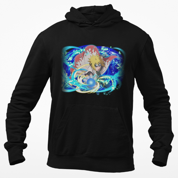 Sweat À Capuche Minato Namikaze noir
