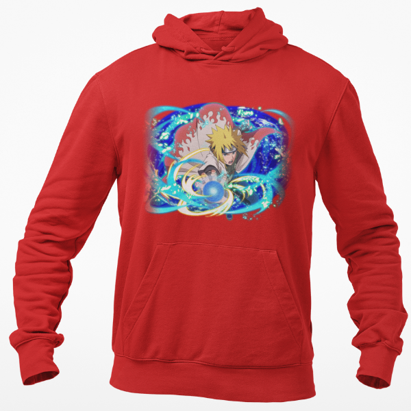 Sweat À Capuche Minato Namikaze rouge