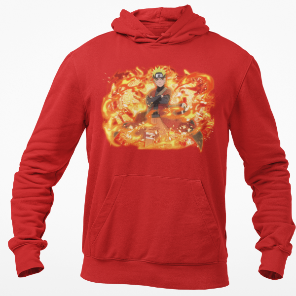 Sweat À Capuche Naruto Sage Mode rouge