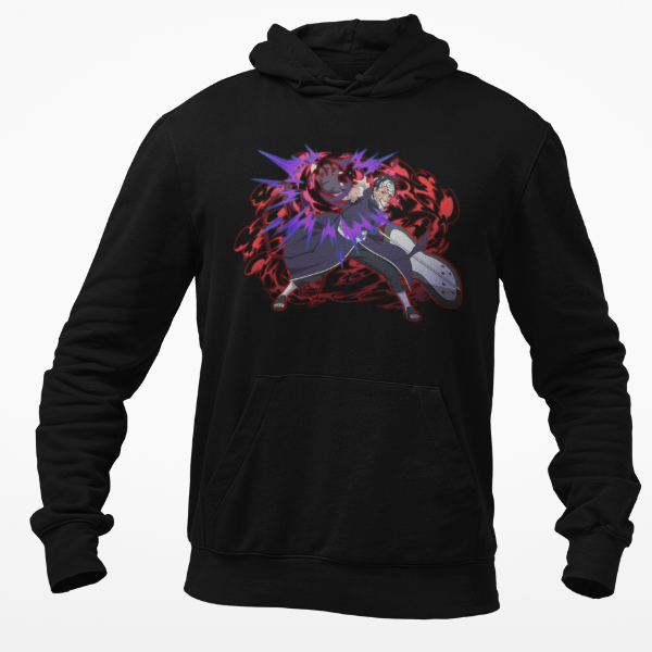 Sweat À Capuche Tobi Uchiha noir