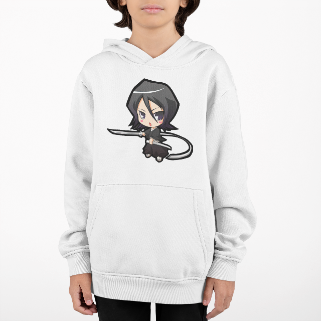 Sweat Enfant Bleach Rukia Kuchiki blanc