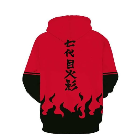 Konoha Red Hoodie Erwachsene Männer Frauen Langarm Manga Pullover Hoodie