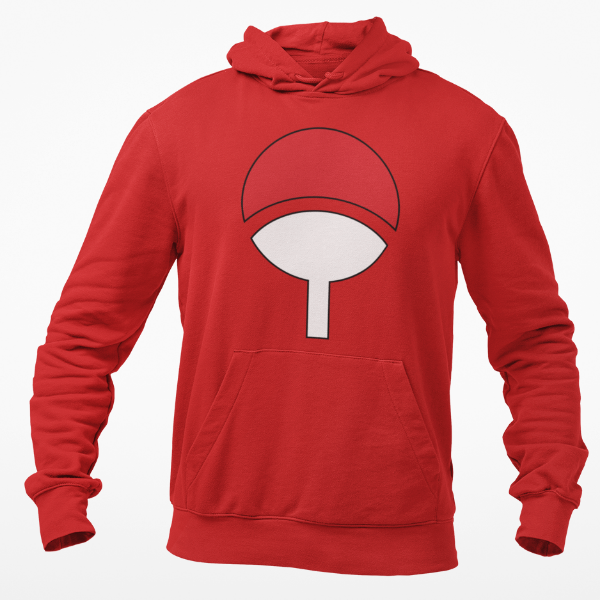 Sweatshirt Naruto Clan Uchiha rouge