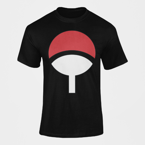 T-Shirt Clan Uchiha de Konoha noir