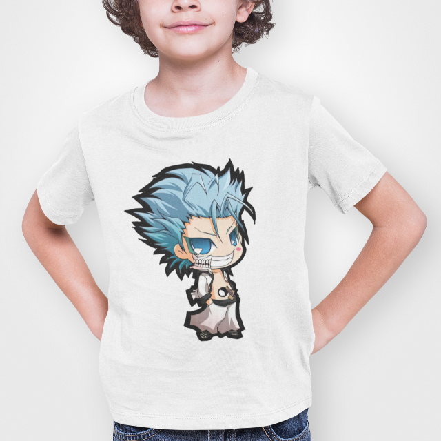 T-Shirt Enfant Bleach Grimmjow blanc