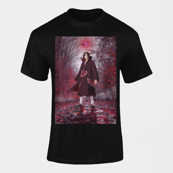 T-Shirt Itachi Akatsuki noir
