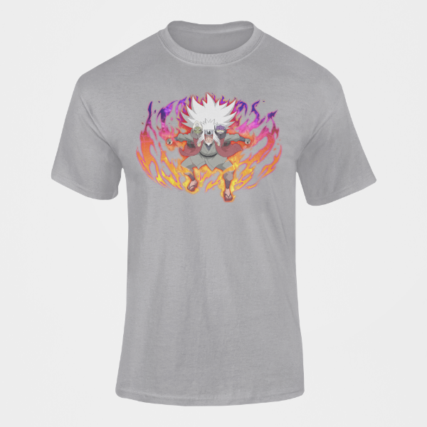 T-Shirt Jiraiya Sage Mode gris