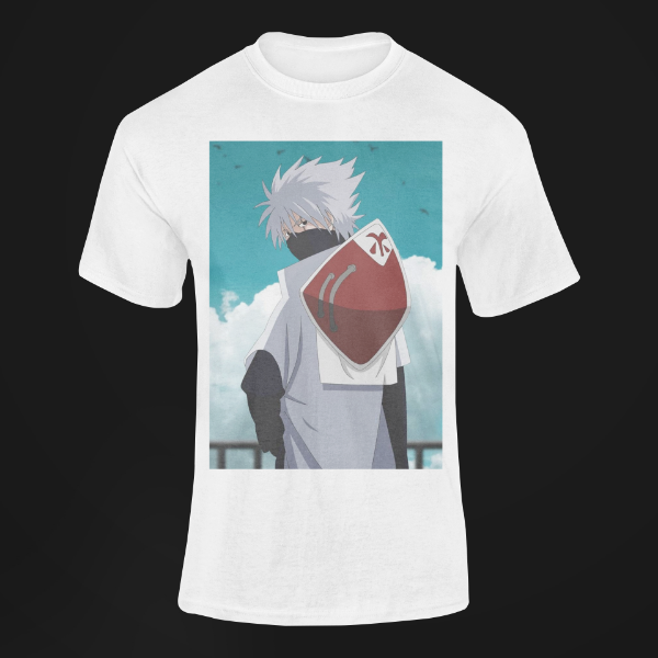 T-Shirt Kakashi Hatake Hokage blanc
