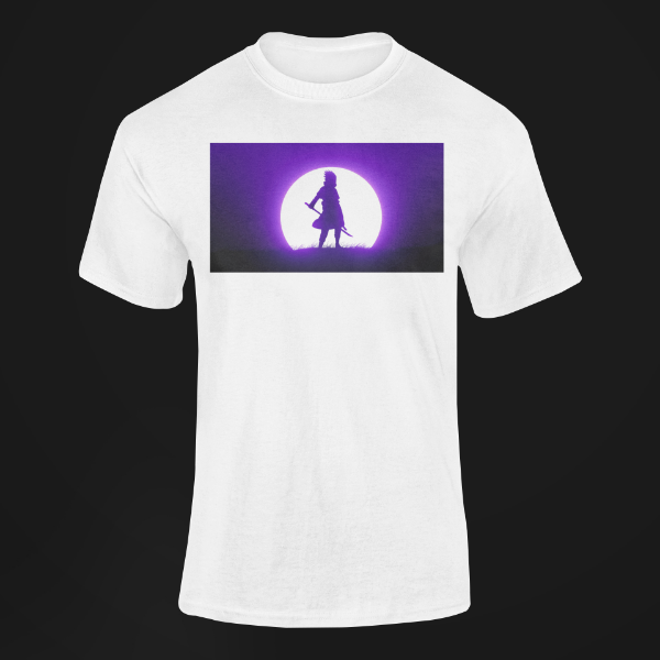 T-Shirt Sasuke Uchiha Crepuscule blanc