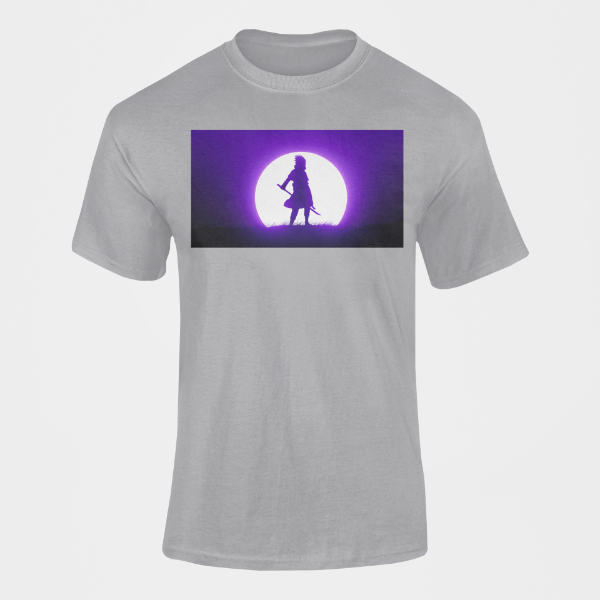 T-Shirt Sasuke Uchiha Crepuscule gris