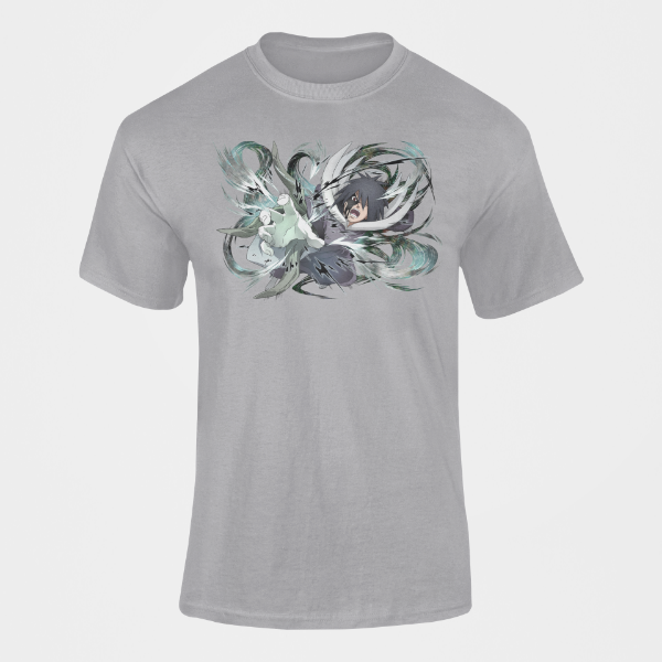 T-Shirt Sasuke Uchiha Shidori gris