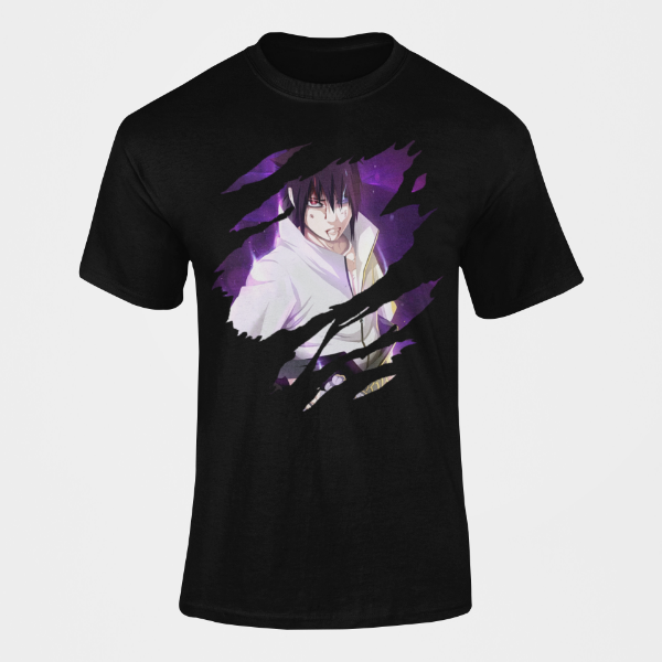 T-Shirt Sasuke Uchiha noir