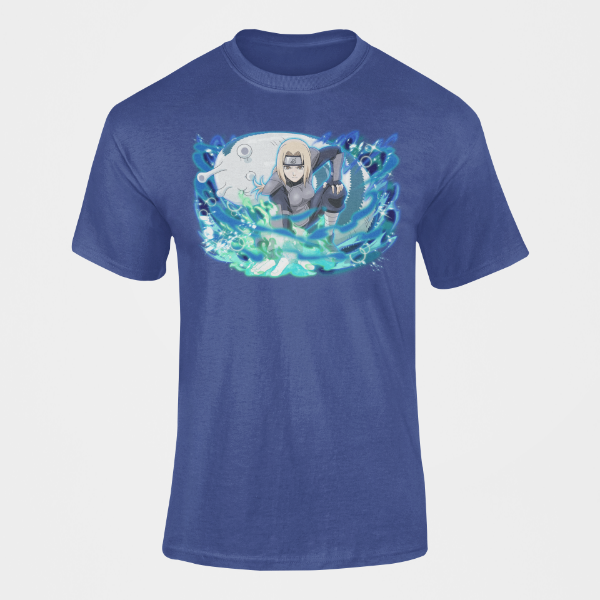 T-Shirt Tsunade Senju bleu